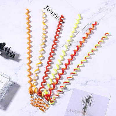 Children's Colorful Braided Twist Braid Curly Disc Hair Little Girls Styling Tools Headwear