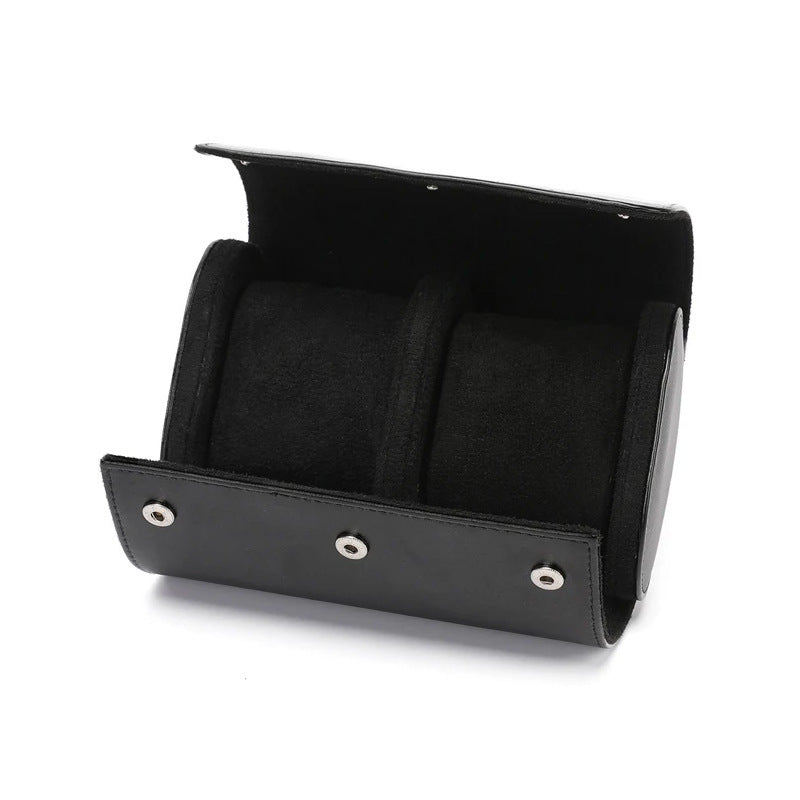 Brown Black Portable Watch Storage Box