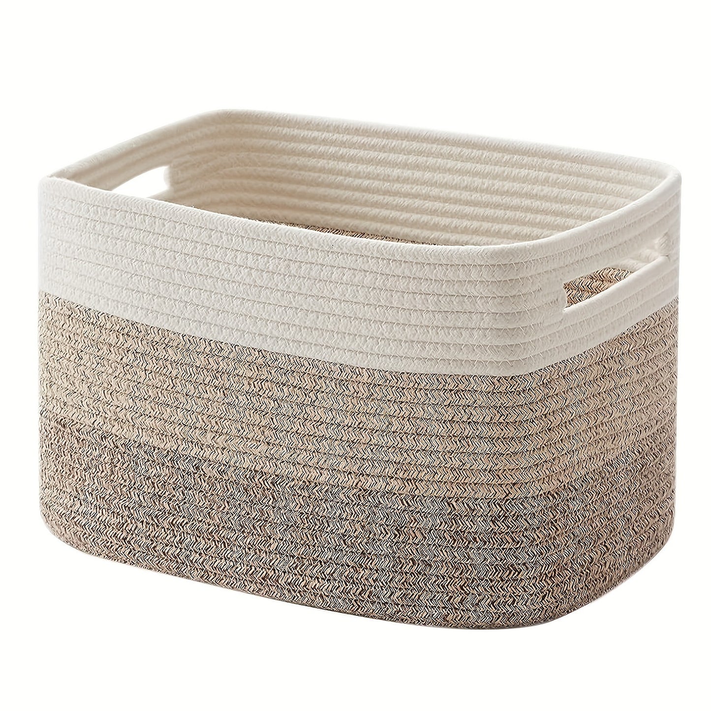 Rectangular Square Hollow Woven Storage Basket