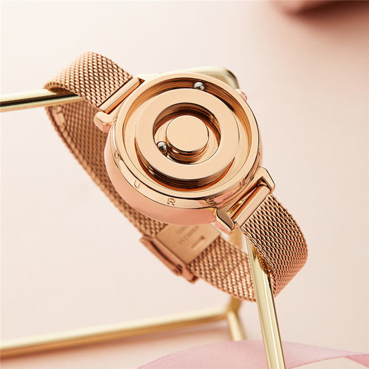 Women's Watch Fashion Magnetic Roller Belt