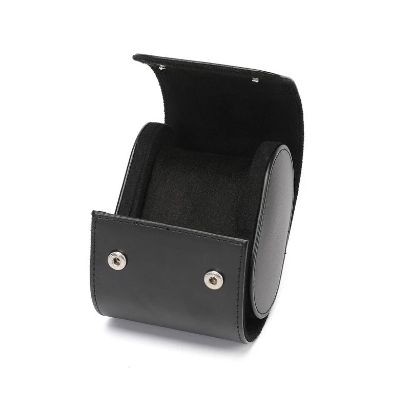 Brown Black Portable Watch Storage Box