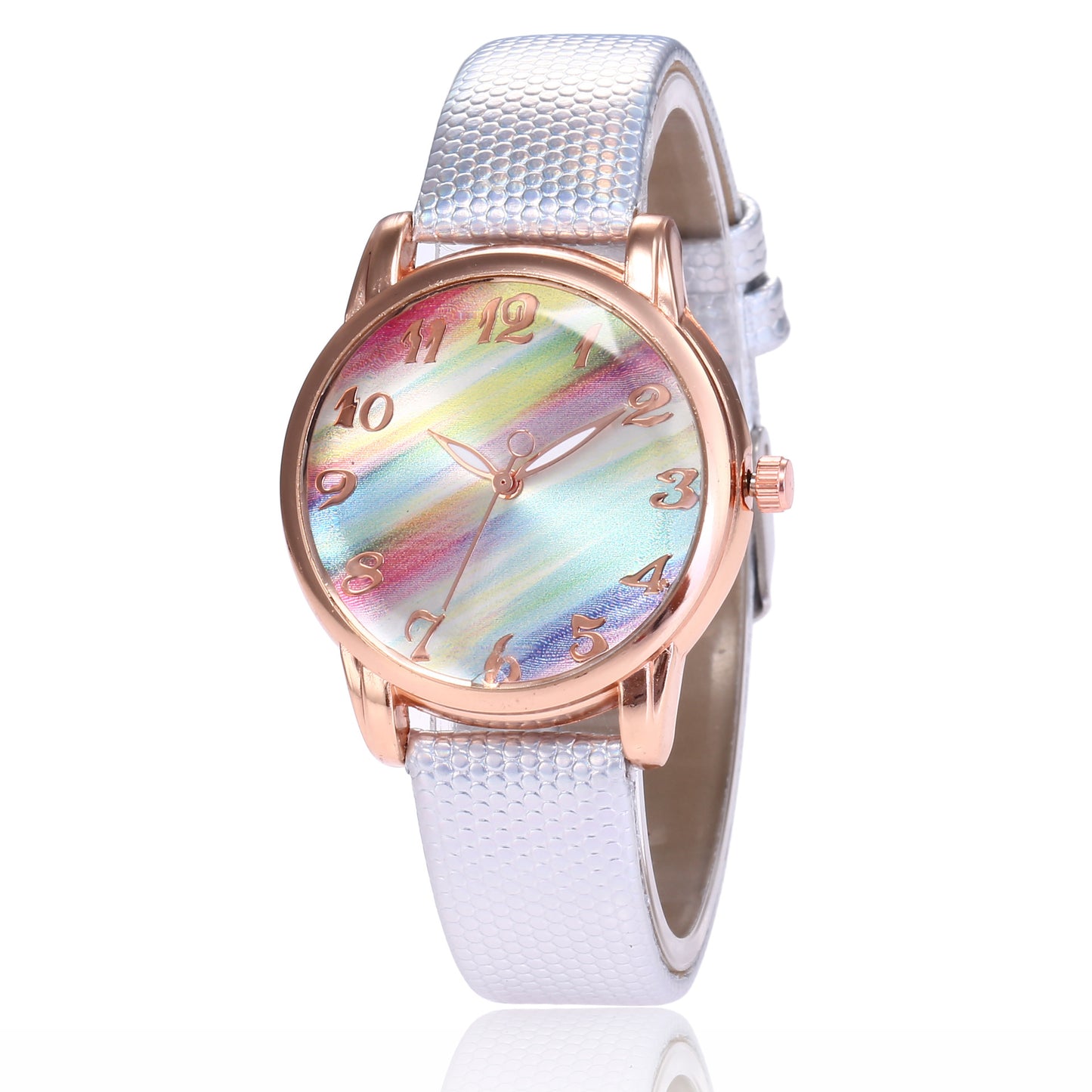 Trendy And Fashionable Rainbow Face Women's Watch