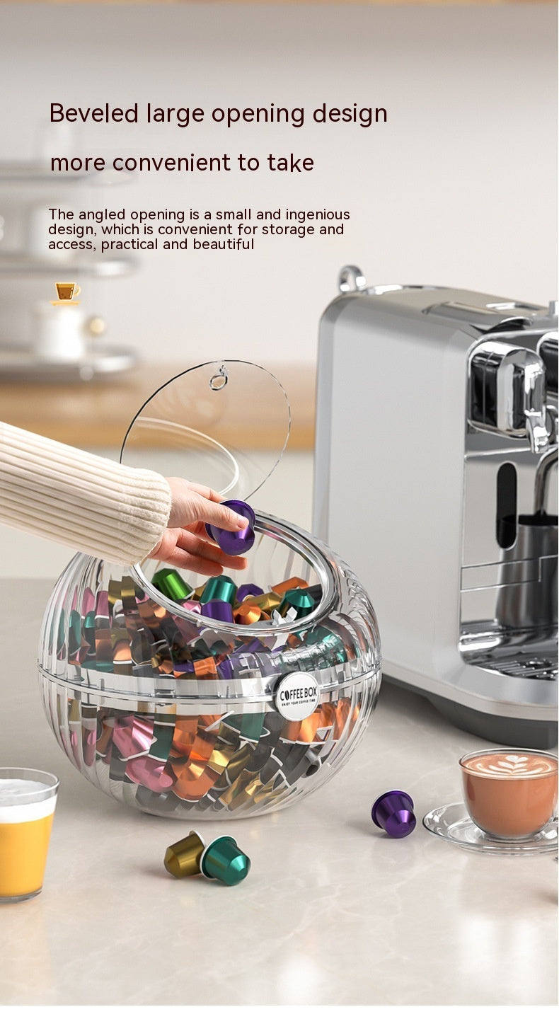 Tea Bag Storage Box Bar Capsule Coffee Storage Rack Desktop Storage Rack Candy Tea Storage Basket With Lid