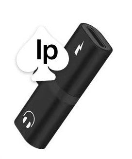 Compatible with Apple , Suitable For Apple Adapter, Headset, Listening To Songs And Charging Two-in-one Audio Adapter Straight Plug-in One-to-two Converter