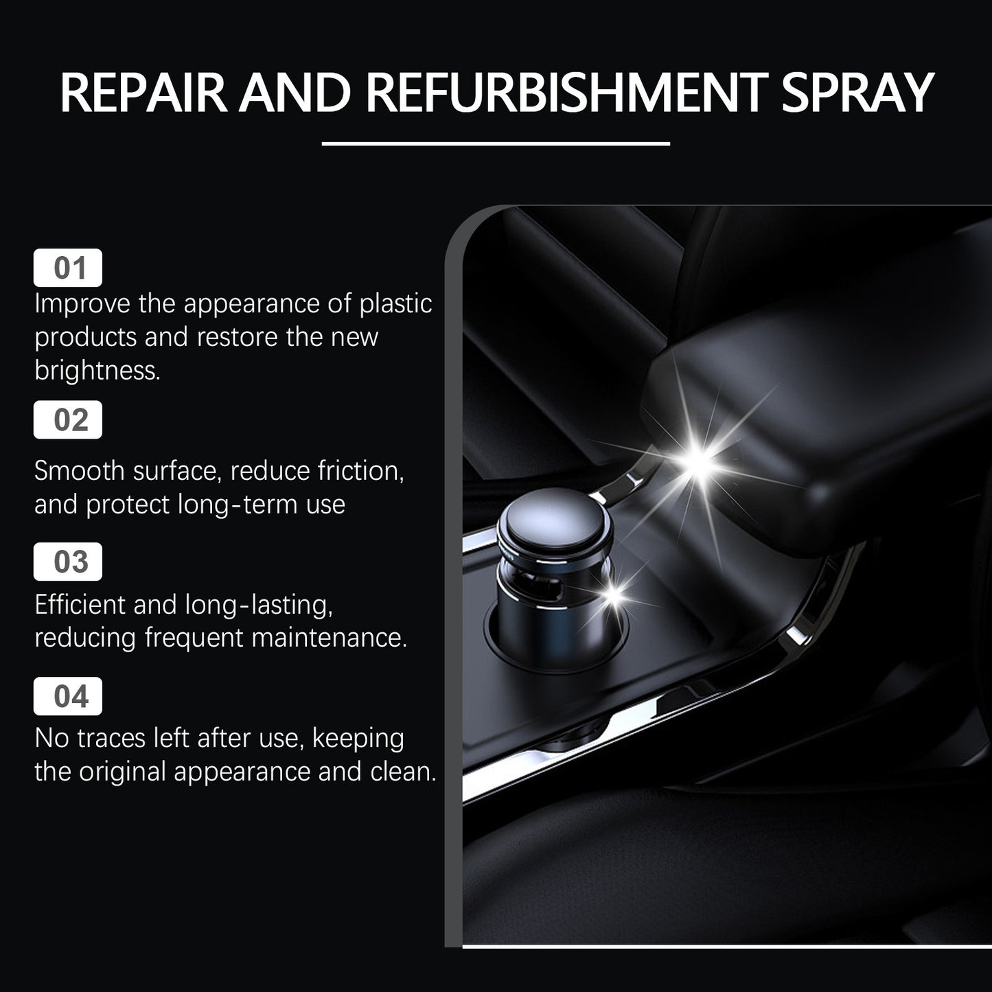 Automotive Plastic Renovation Spray
