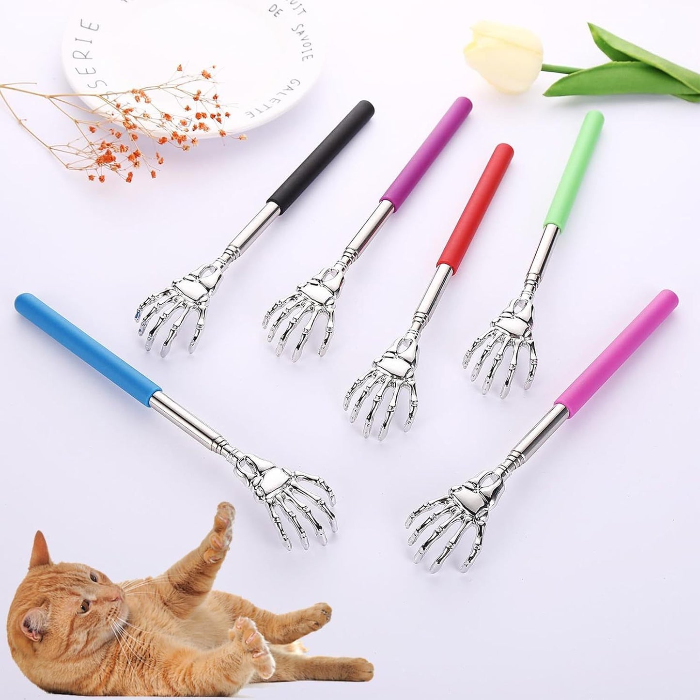 Interactive Cat Toys Retractable Cat Teaser Wand Toys Grooming Comb For Cats Dogs Telescopic Play Toys For Indoor Cats Dogs Funny Kitten Toy
