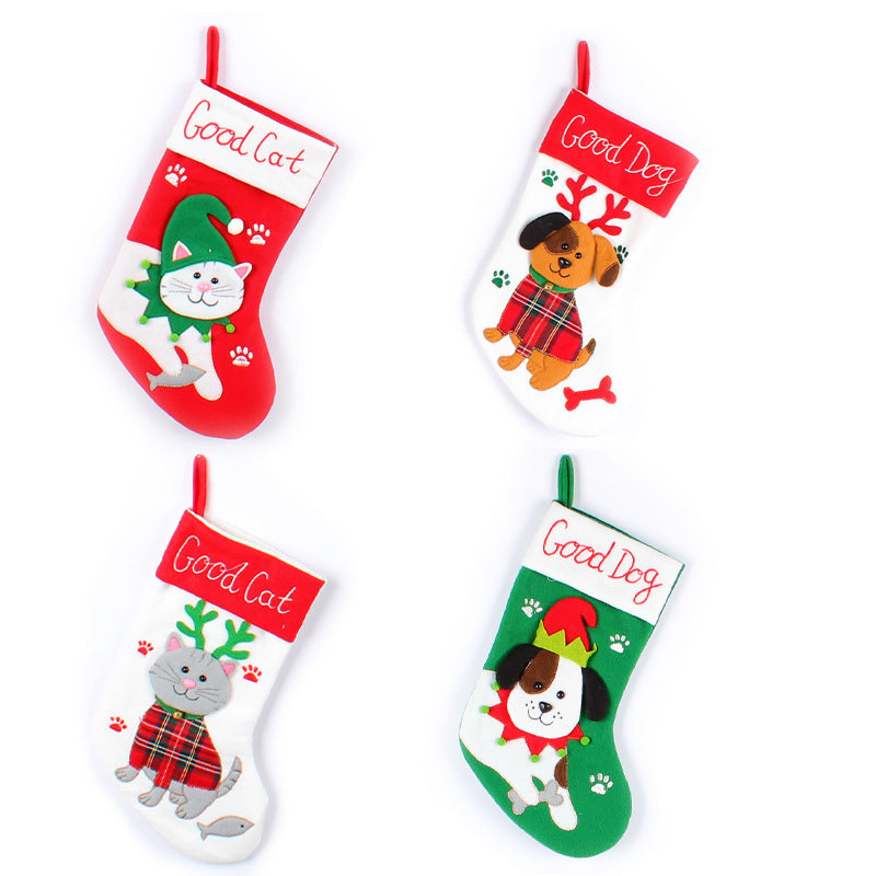 Cute Dogs And Cats Christmas Socks