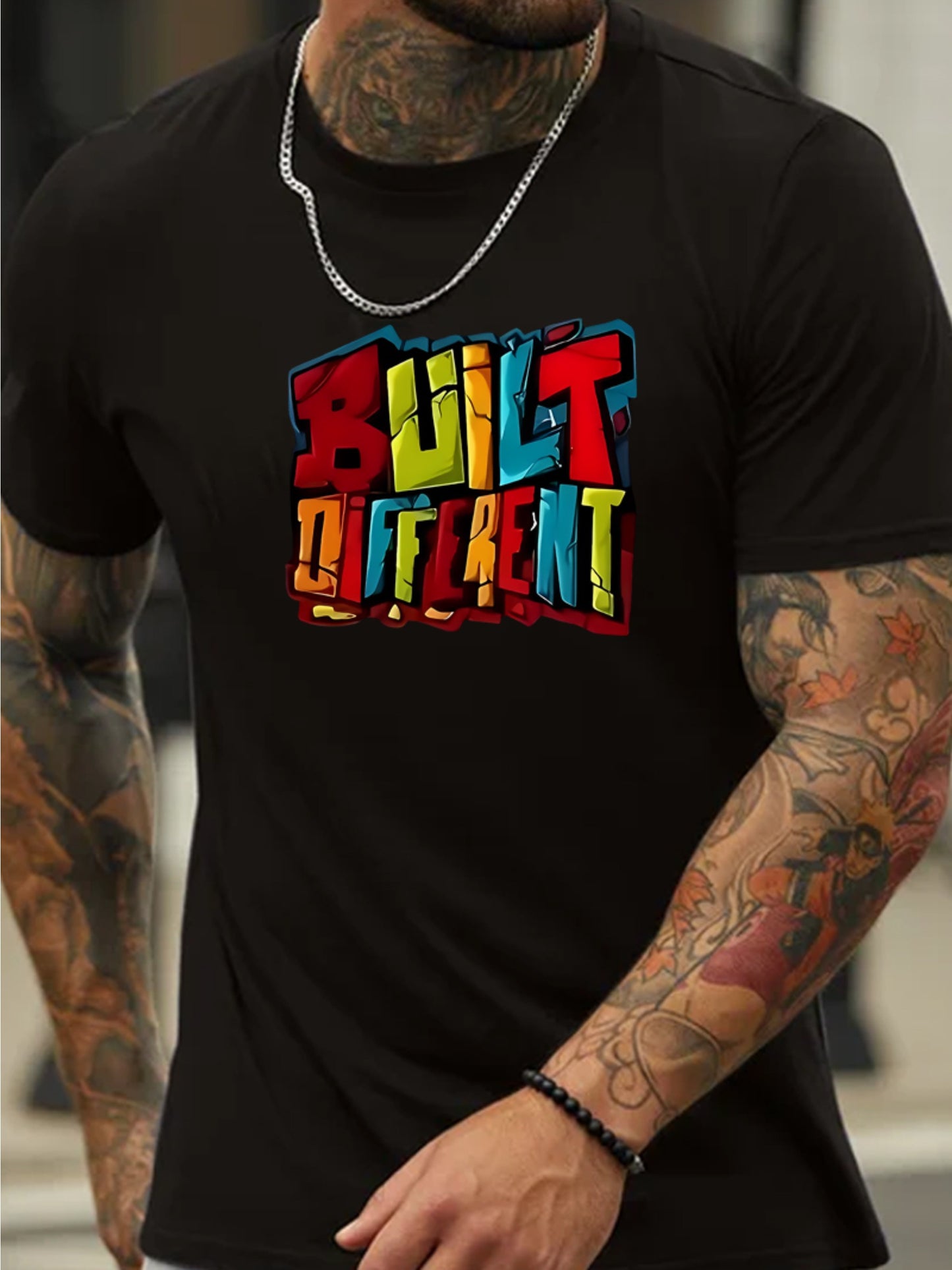 Men's Creative T-shirt, Summer Outdoor Men's Clothing