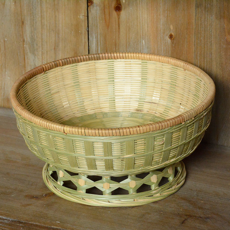 Handmade Bamboo Basket Storage Basket Household