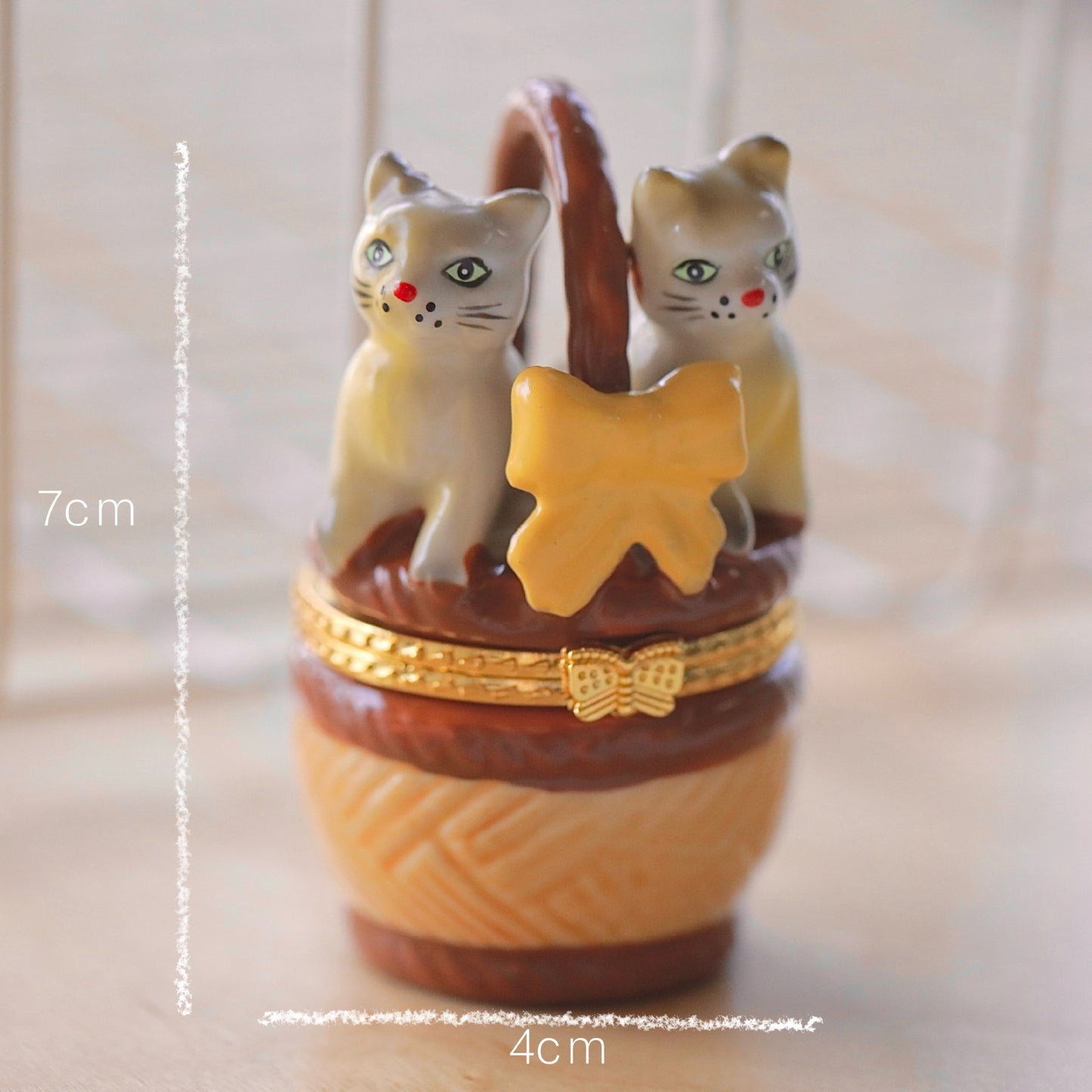Vintage Cute Creative Ceramic Jewelry Storage Box