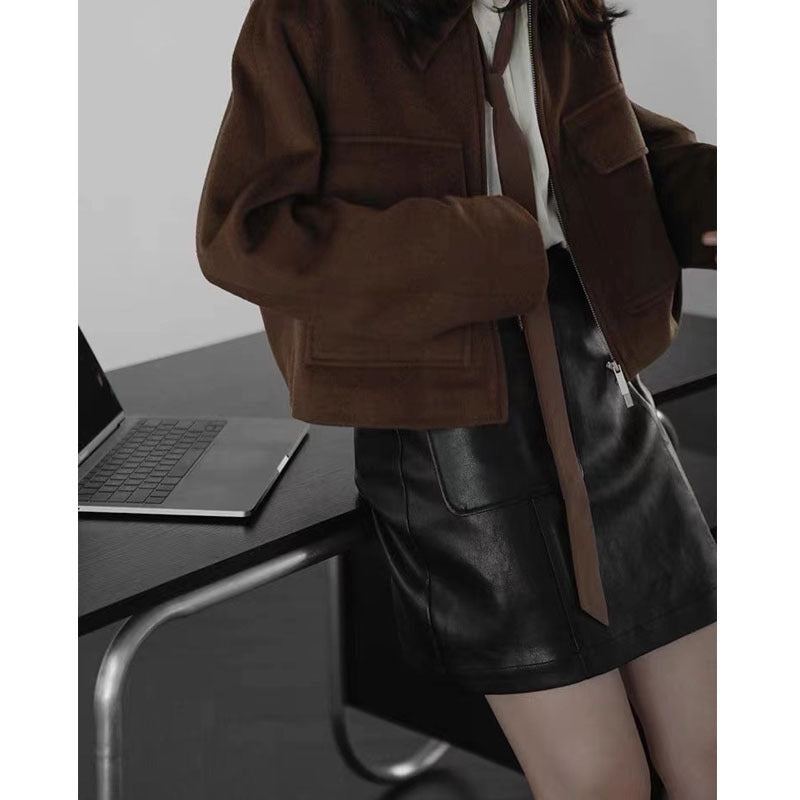 Ladies Wear A Slouchy Blouse Underneath