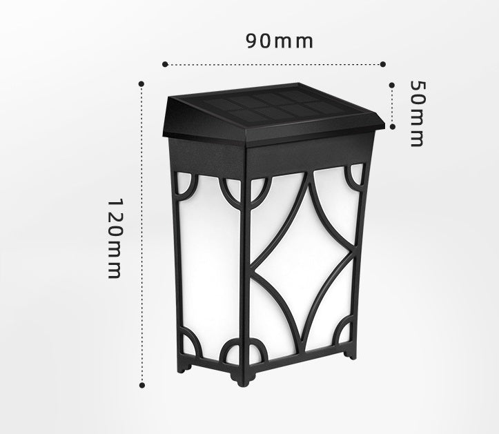 New Solar Wall Lamp Outdoor Garden Waterproof Home