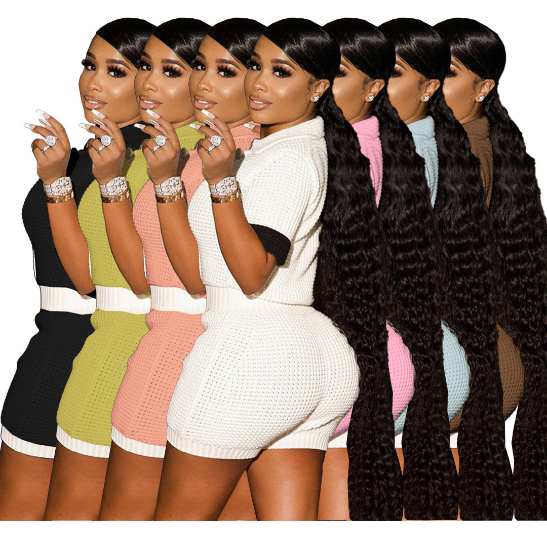 Shorts Two-piece Suit European And American Women's Clothing