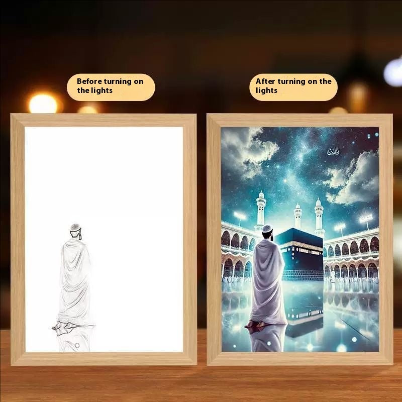 Cross Redemption Garden Sea Home Light Painting