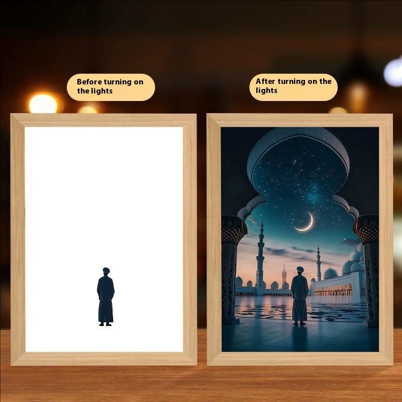 Cross Redemption Garden Sea Home Light Painting