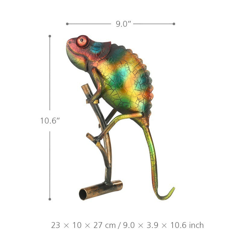 Creative Garden Lizard Ornaments, Home Metal Decoration Crafts