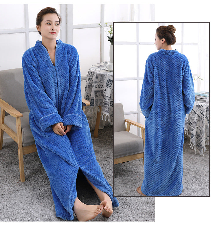 Casual Ladies Thick Pajamas Flannel Home Wear