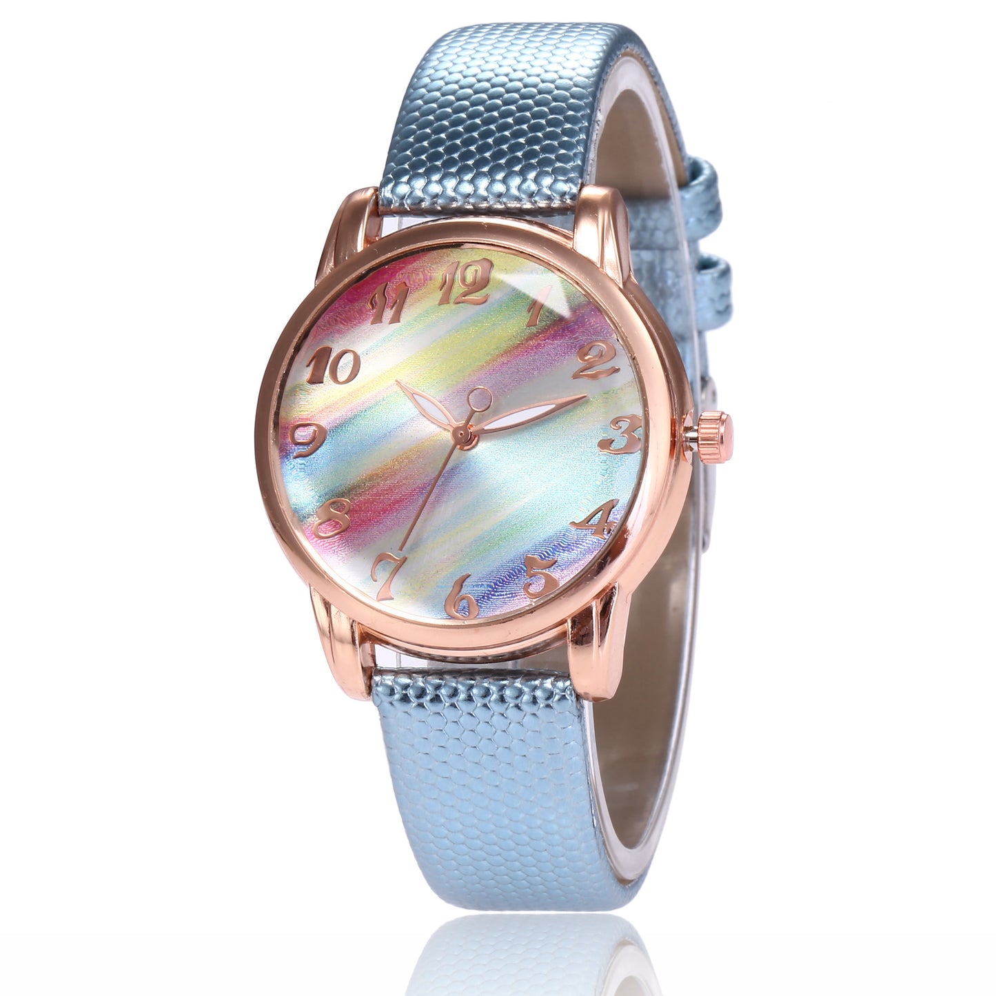 Trendy And Fashionable Rainbow Face Women's Watch