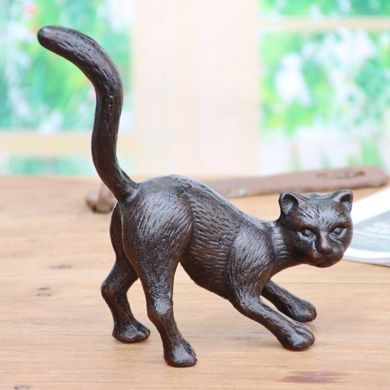 Cast Iron Small Animal Sculpture Home Garden