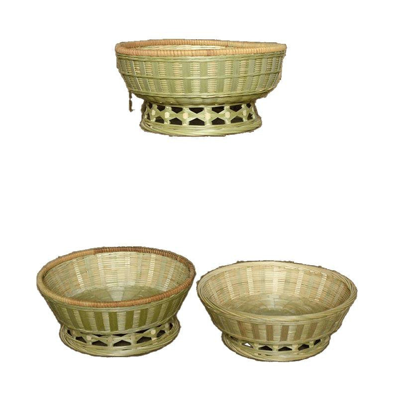 Handmade Bamboo Basket Storage Basket Household